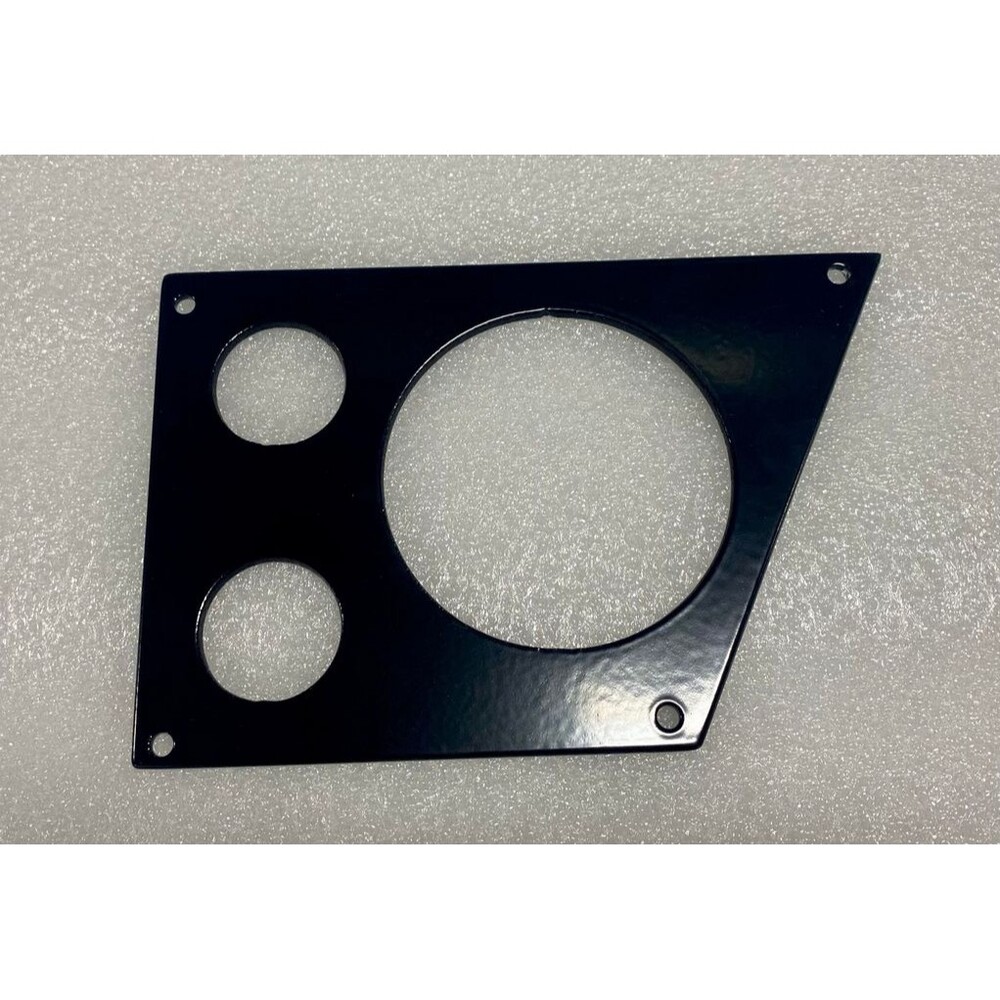 2022-26  Honda Pioneer 1000 Dash Plate w/ 2 outlet and 3" ROUND Boss Radio